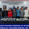 Capturan infraganti a siete narcomenudistas en Cancún