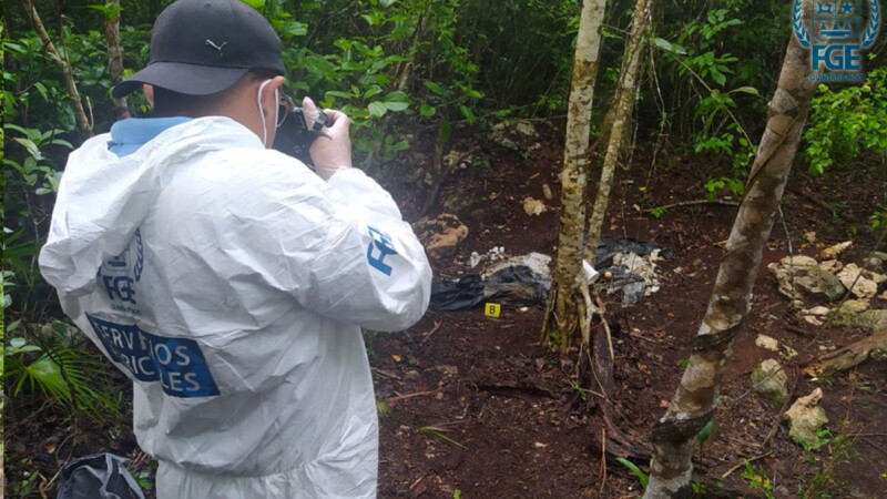 Hallan siete osamentas en el municipio de José María Morelos