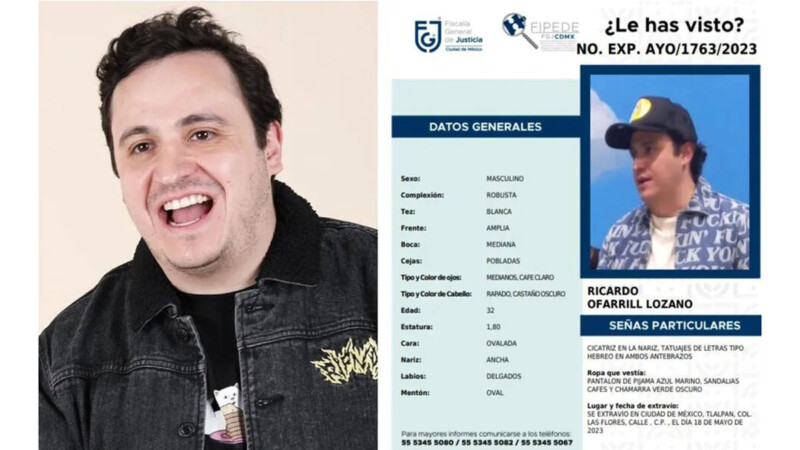 Ricardo O’Farrill es reportado como desaparecido