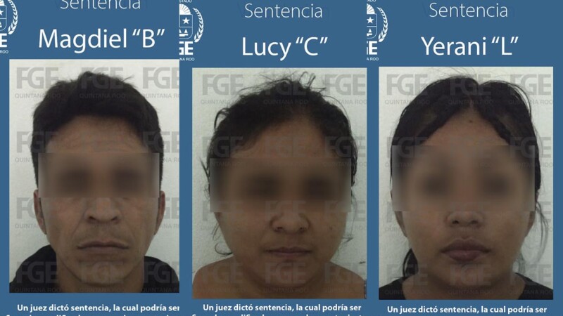 Condenan a 70 años de prisión a tres secuestradores en Cancún 