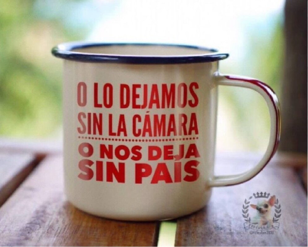 Una tasa de café que se hizo famosa, al parecer propiedad de Claudio X. González, que por la leyenda que porta, es muy evidente a quién se refiere y la cual seguramente se distribuyó previó a las elecciones federales de 2018. 