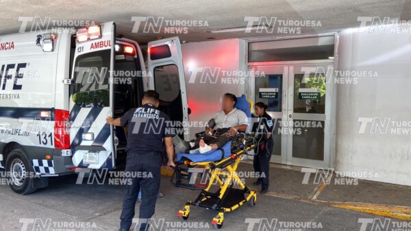 Balean a topógrafo en una obra de la Zona Hotelera de Cancún.