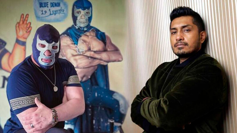 Blue Demon Jr. no quiere a Tenoch Huerta para protagonizar filme sobre su padre