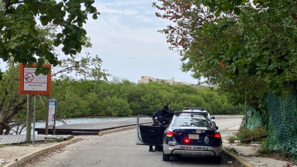 VIDEO: Encuentran cráneo humano en laguna de zona hotelera de Cancún