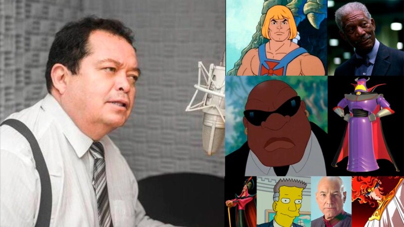 Muere el actor Rubén Moya quien diera voz a He-Man y Morgan Freeman