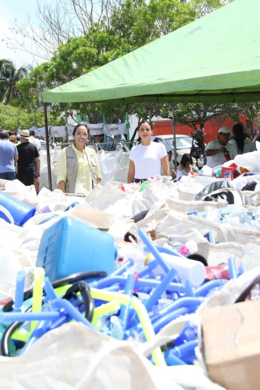 Fomenta Ana Paty Peralta reciclaje en Cancún; anuncian recepción de ecoladrillos a partir del 12 de agosto.