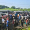 Identifican a 172 migrantes abandonados en un tráiler en Veracruz
