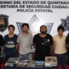 Detenidos con armas y drogas en la Supermanzana 251 de Cancún