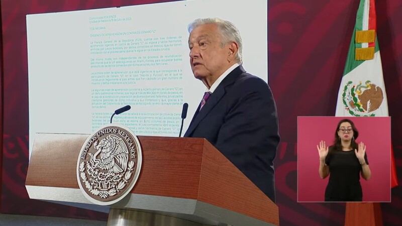 Pide AMLO a Calderón romper el silencio en el caso García Luna