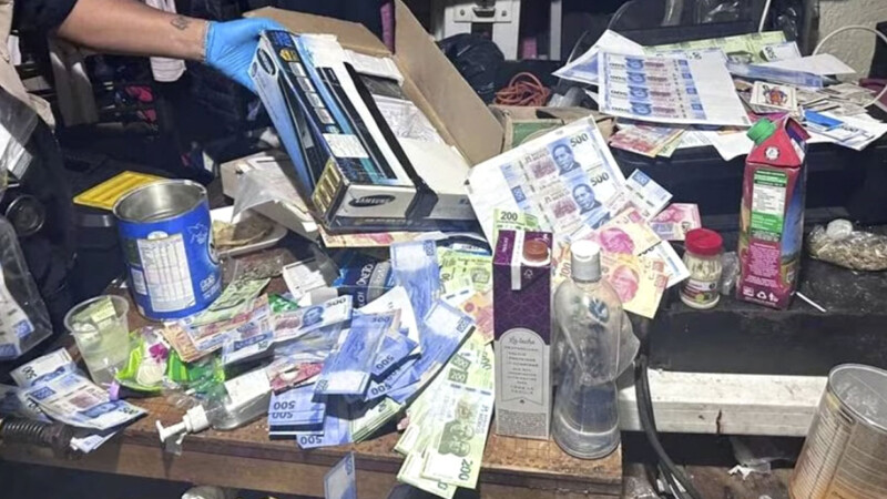 Descubren y aseguran fábrica de billetes falsos en Edomex
