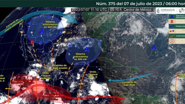 Pronóstico del clima para hoy viernes 7 de julio 2023 en Quintana Roo