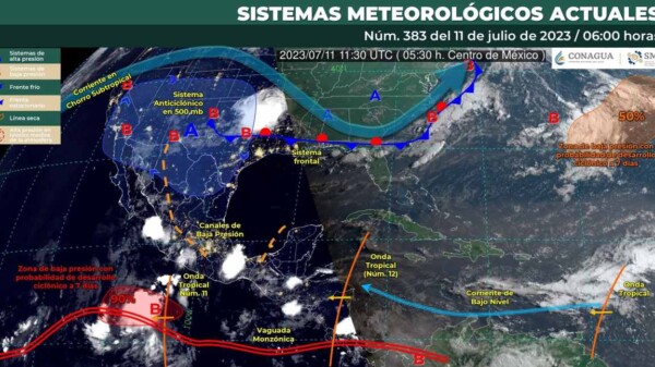 Pronóstico del clima para hoy martes 11 de julio 2023 en Quintana Roo