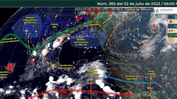 Pronóstico del clima para hoy domingo 2 de julio 2023 en Quintana Roo.