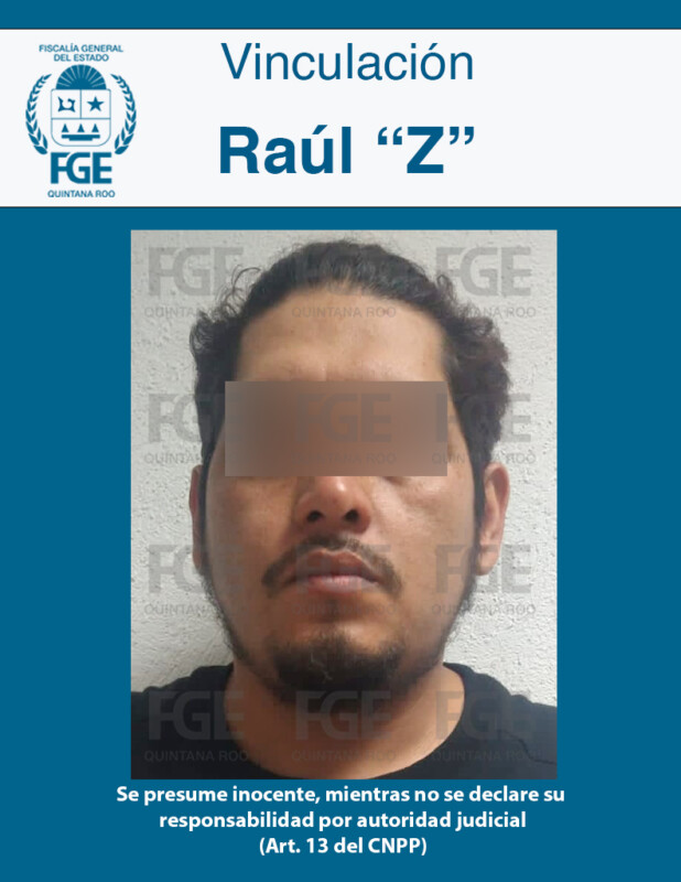Raúl ‘Z’, alias ‘Comandante Oso’, fue vinculado a proceso por extorsión; el imputado permanecerá en prisión preventiva oficiosa por el término de dos años.