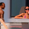 Captan a Eiza González en lujoso yate con Lewis Hamilton