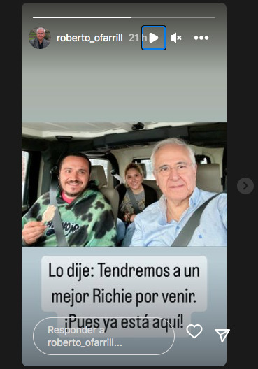 Ricardo O’Farrill reaparece junto a su familia tras ser internado en clínica psiquiátrica