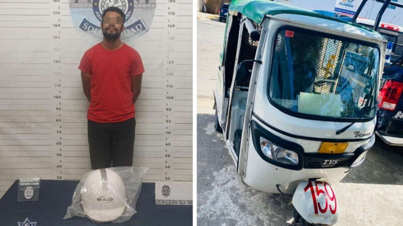 Detenido por robo a comercio en Villas del Sol de Playa del Carmen