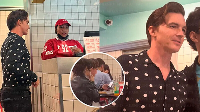 Drake Bell es captado pidiendo una orden de suadero con todo en la CDMX