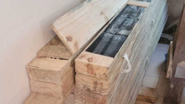 Incautan 265 kilos de cocaína en maderas que serían enviadas a Europa