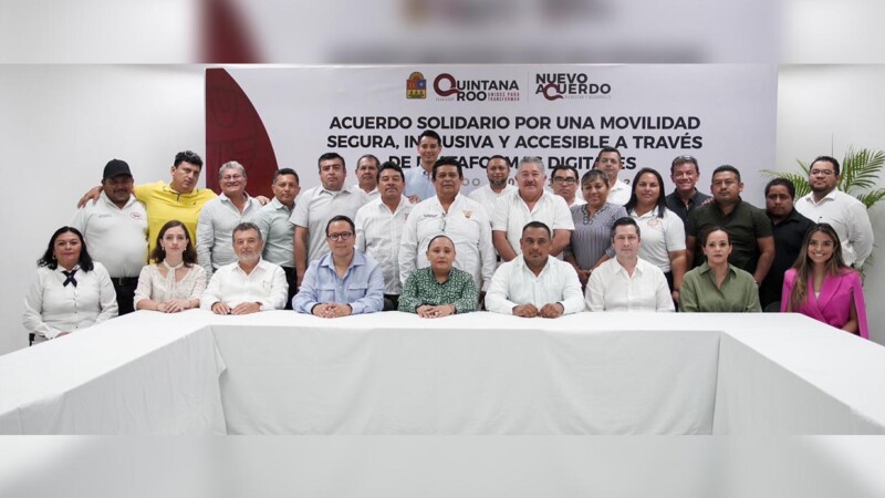 En el marco de la Ley de Movilidad, se firma acuerdo para otorgar mejor servicio de pasajeros entre plataforma y taxistas