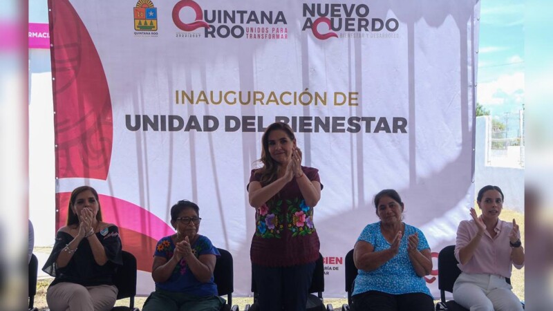 Mara Lezama pone en operación la primera Unidad Médica del Bienestar al servicio de la población