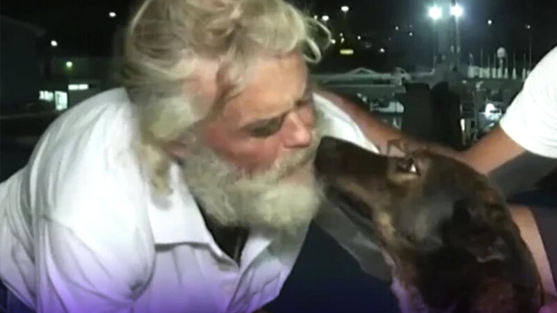 Náufrago australiano se despide de su fiel compañera Bella