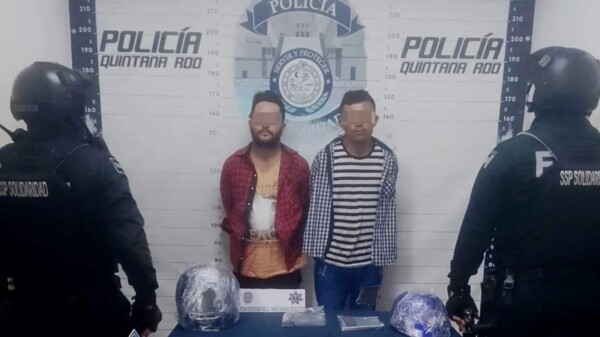 En Playa del Carmen detienen a dos sujetos por disparar contra una vivienda