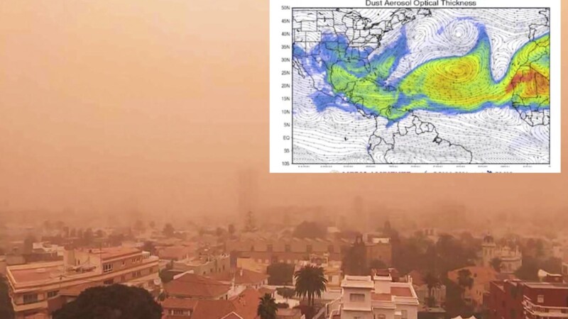 Nueva nube de polvo del Sahara afectaría a Quintana Roo este sábado