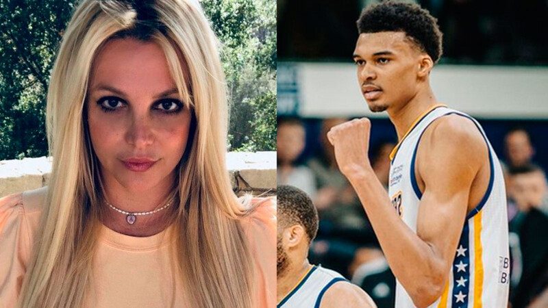 Revelan video de Britney Spears donde es agredida por el seguridad de Victor Wembanyama