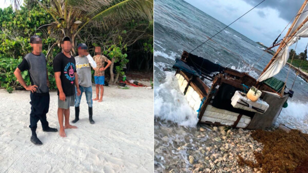 Seis cubanos que llegaron a playas de Tulum son rescatados