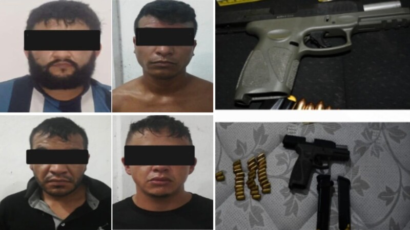 Dan prisión preventiva a cuatro sujetos por diversos delitos federales