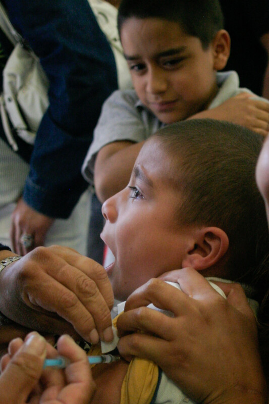 Imagen de archivo, vacunación contra la Influenza.