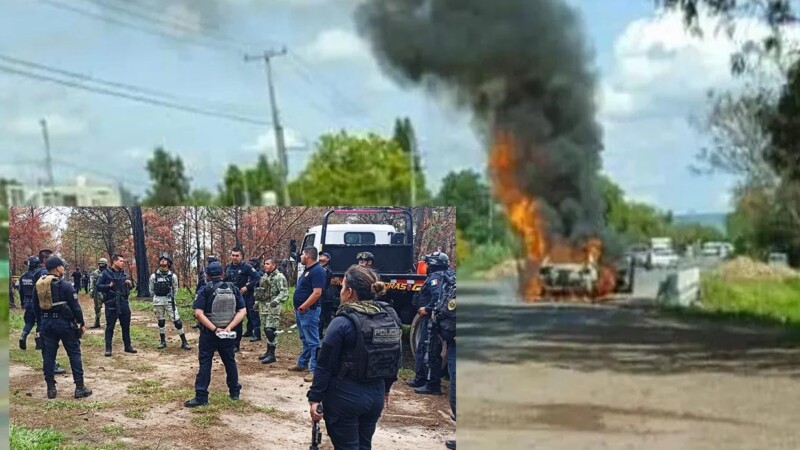 Asola violencia a Michoacán, se registran bloqueos y balaceras