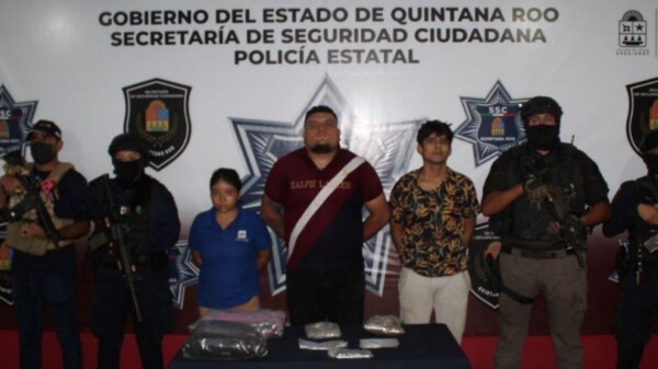 Detienen a presuntos integrantes de célula delictiva en la Zona Continental de Isla Mujeres