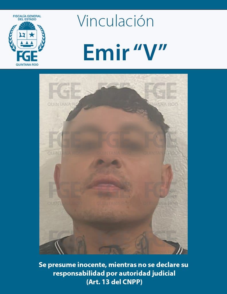 Vinculan a proceso a implicado en homicidio de una mujer a bordo de un autobús en Cancún; juez de Control decreta prisión preventiva a Emir “V”.