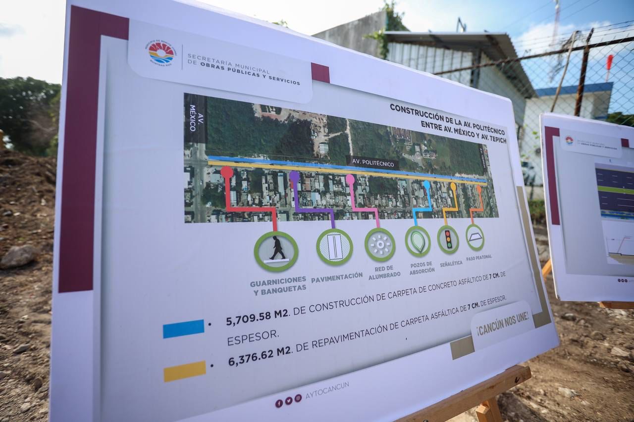 Construcción de avenida Politécnico es una realidad: Ana Paty Peralta; permitirá agilizar la circulación de la zona, principal acceso al HGR del IMSS.