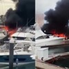 Incendio de yates en una marina deja una persona muerta y dos heridas.