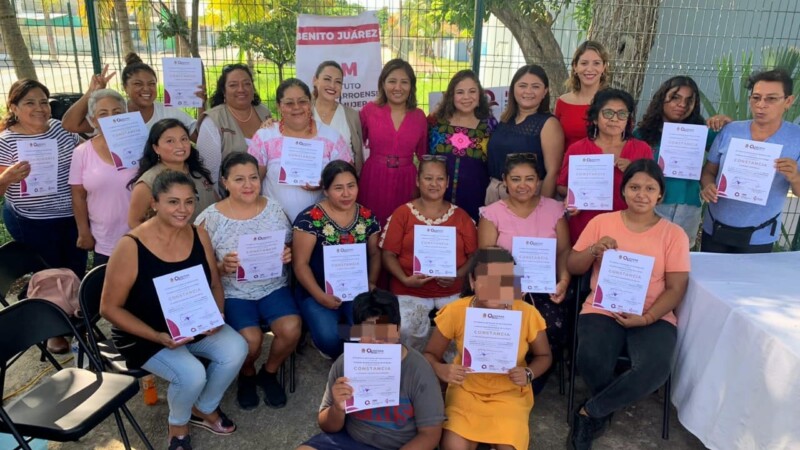 El gobierno que encabeza Mara Lezama fortalece la autonomía económica, desarrollo y bienestar de las mujeres: IQM