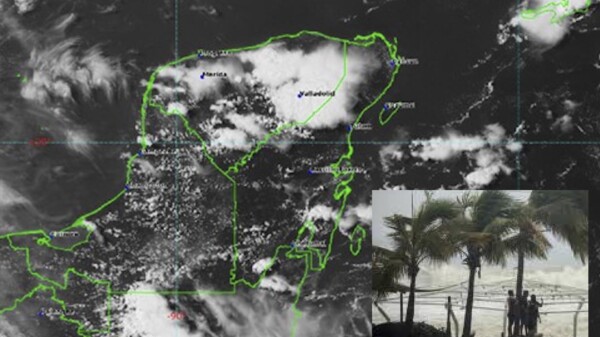 Conagua prevé fuertes lluvias para Quintana Roo