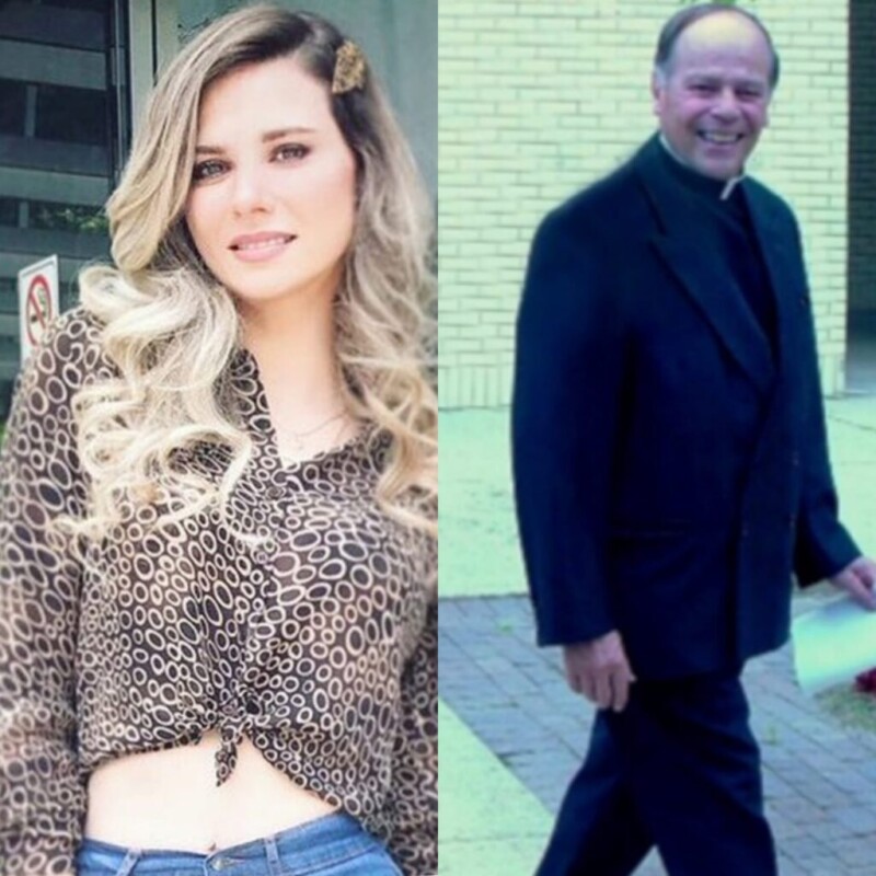 Fernando Martínez Suárez, exsacerdote considerado culpable de delitos de abuso sexual contra personas menores de edad, murió este lunes sin enfrentar la justicia civil. El religioso continuó formando parte de la orden de los Legionarios de Cristo por decisión de la Santa Sede. Aquí junto a una de sus víctimas, Ana Lucía Salazar.