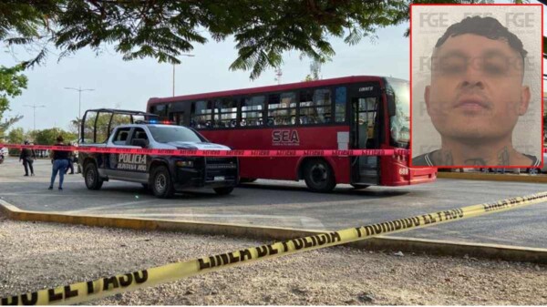 Vinculan a proceso a implicado en homicidio de una mujer a bordo de un autobús en Cancún