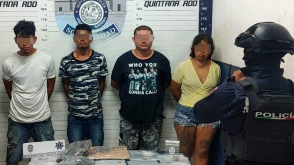 Detienen a seis narcomenudistas y aseguran 500 dosis en Playa del Carmen