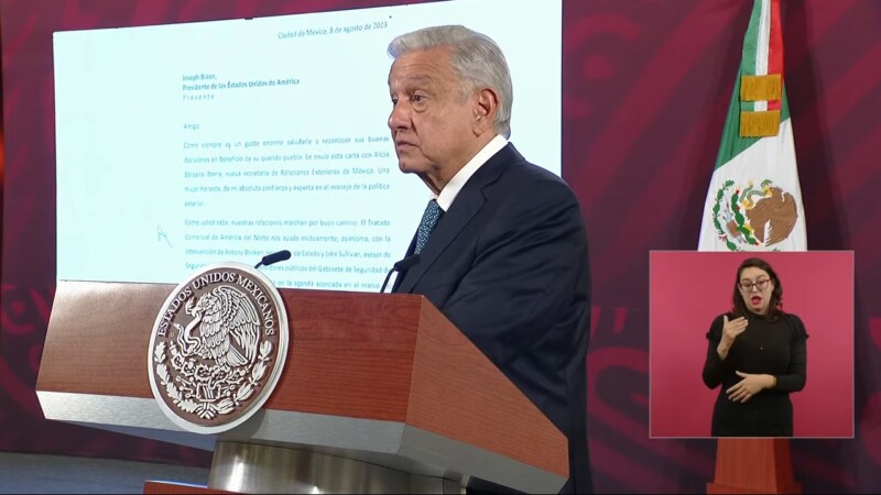 Agradece AMLO a Biden no construir muro en la frontera