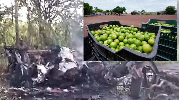 Sicarios atacan y queman una camioneta de jornaleros en Michoacán