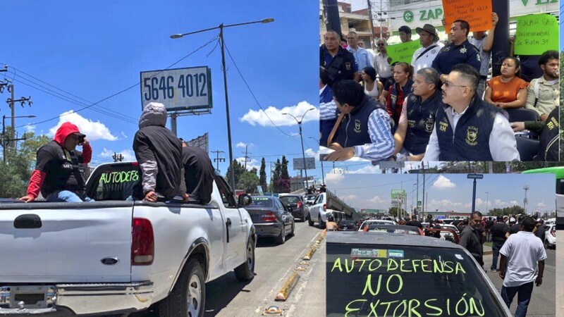 Ante inseguridad, transportistas en Edomex conforman "Autodefensas del Transporte y Usuarios"