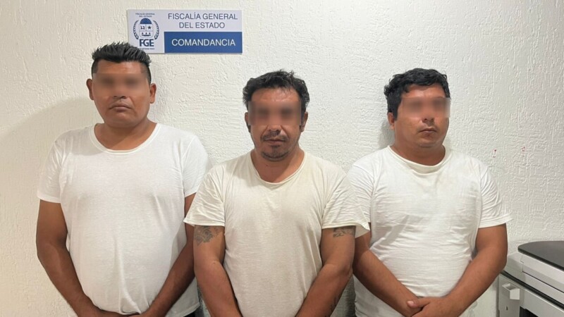 Detienen a tres taxistas de Cancún por narcomenudeo