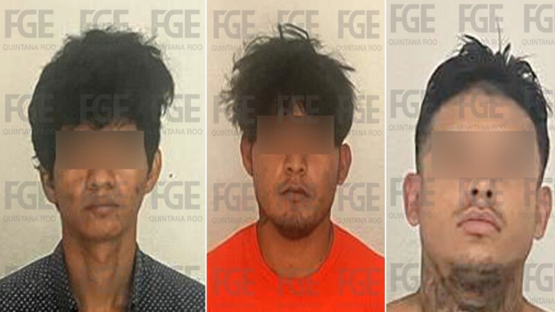 Caen en Cancún tres integrantes de célula criminal