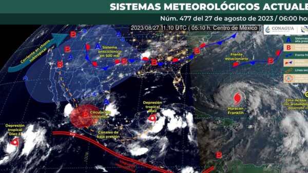 Clima para hoy domingo 27 de agosto 2023 en Quintana Roo