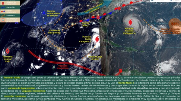 Pronóstico del clima para hoy martes 29 de agosto 2023 en Quintana Roo