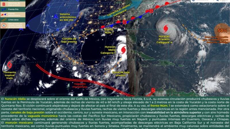 Pronóstico del clima para hoy martes 29 de agosto 2023 en Quintana Roo